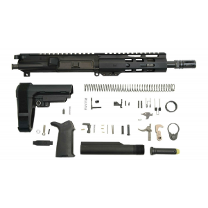 PSA 7.5" 300AAC Blackout 1/7 Nitride 6" Lightweight M-Lok MOE+ EPT SBA3 Pistol Kit 005165450820