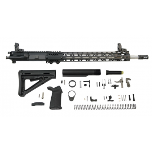 PSA 18" Rifle-Length .223 Wylde 1/7 Stainless Steel 15" Lightweight M-lok MOE EPT Rifle Kit w/MBUS Sight Set 005165450853