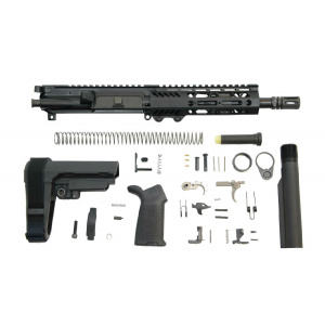 PSA 8.5" Pistol-length 5.56 NATO 1/7 Nitride  7" Lightweight M-Lok MOE EPT SBA3 Pistol Kit 005165458424