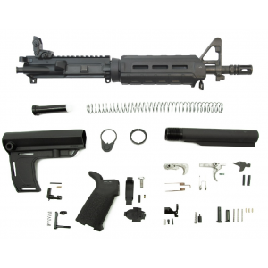 PSA 10.5" Carbine-Length 5.56 NATO 1/7 Nitride MFT Battlelink MOE EPT Pistol Kit w/MBUS Rear, Black 005165492949