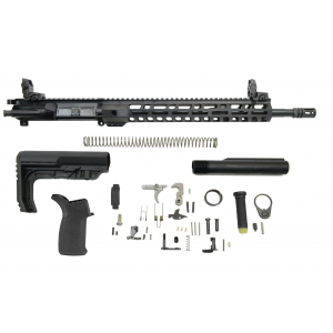 PSA 16" Midlength 5.56 NATO 1/7 Nitride 13.5" Lightweight M-Lok MFT Minimalist EPT Rifle Kit With MBUS Sight Set 005165493803