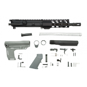 PSA 7.5" 5.56 NATO 1/7 Phosphate 6" Lightweight M-Lok Classic MFT Battlelink Pistol Kit, Gray 005165502103