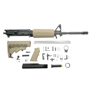 PSA PSA 16" Carbine-Length 5.56 NATO 1/7 Phos M4 Classic Rifle Kit, FDE 005655024855