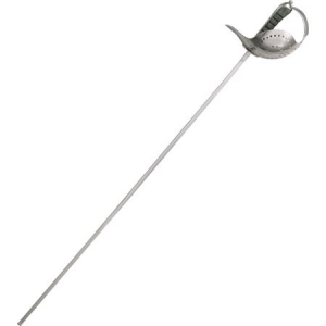 Paul Chen 2199 Pecoraro Sabre Sword with Wire wrapped Imitation Sharkskin Handle 006564200351