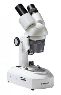Bresser Researcher ICD LED 20x-80x Stereo Microscope w/Swivel Binocular Attachment 5803100