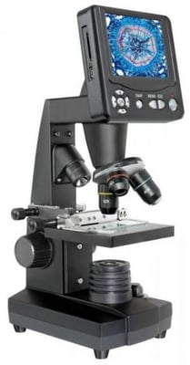 Bresser 50-500x LCD LED Microscope,3.5in Display,5 MP 5201000