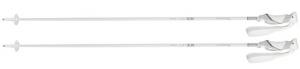 Komperdell Rebellution Carbon Snow Poles, White, 120 cm, 1462320-01-120
