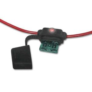 WirthCo Midblade LED Fuse Holder With Water Resistant Cover, 24413