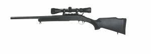 H&R SB2 Black Synthetic Handi-Rifle w/Scope 72708, 7mm-08 Remington, 22 in, Black Synthetic Stock, Blue Finish 010633727083