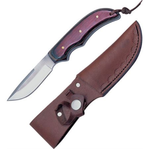 Sawmill Cutlery 4 Buzz Saw Skinner Fixed Blade Knife with Multi-Color Wood Handles 010740784450
