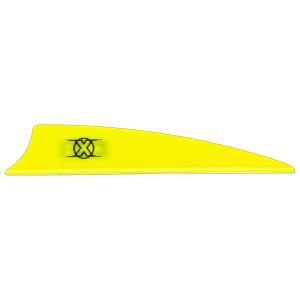 Bohning X Vane 3" Shield Cut Neon Yellow 100pk 10772NY3S