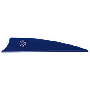 Bohning X Vane 3" Shield Cut Blue 100pk 10772BL3S