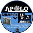 Apolo Champion 17gr 5.5mm .22 Caliber 250rd E19501