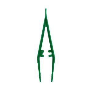 Stansport Kids Plastic Tweezers, 5.12 x 1.18 x 0.47 in, Green, 4090