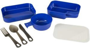 Stansport Compact Tableware Set, 1 Person, Blue, 313-100