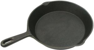 Stansport Cast Iron Fry Pan - 10-1/2 In - Pre-Seasoned 16067