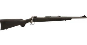 Savage Model 116 Alaskan Brush Hunter Bolt Action Rifle .338 Win Mag 18" Stainless Steel Barrel 3 Rounds Iron Sights Black Synthetic Stock Stainless Finish 19664 011356196644