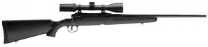 Savage Axis II XP Black 7mm-08 22-inch 4Rd Weaver 3-9x40 Scope 011356222244