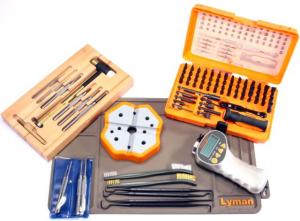 Lyman Master Gunsmith Tool Set - Gun Mat, X-Block, 68 Piece Gunsmith Tool Set, Hammer & Punch Set, Roll Pin Punch Set, Trigger Pull Gauge, Pick and Brush Set, 7991373 7991373