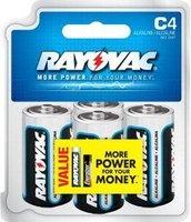Ray-o-vac Alkaline Battery C 4pk 814-4F
