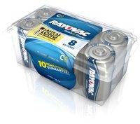 Ray-o-vac Alkaline Battery C 8pk 814-8RVPF2