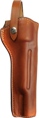 Bianchi 1L Lawman Belt Holster, Plain Tan, Right Hand - Colt New Frontier, Ruger Blackhawk, 7.5in BBLs - 10066 10066