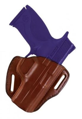 Bianchi Model 58 P.I. Open-Top Belt Slide Holster, For S&W 36, 640, Right, Tan, 25012
