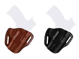 Bianchi Model 58 P.I. Open-Top Belt Slide Holster, For S&W 36, 640, Left, Tan, 25013