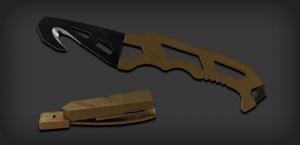 Gerber Crisis Hook Knife, Tan 499, Fixed Blade Knife 30000590