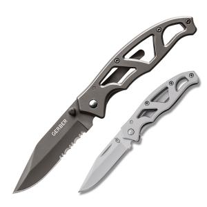 Gerber Paraframe I Mini Paraframe Combo Stainless Steel Blades Stainless Steel Handles 31-003206N