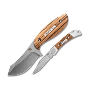 Winchester Barrens and Lasso Combo with Wood Handles and 7Cr17MoV Stainless Steel Blades Model 31-03537