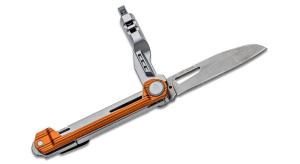 Gerber Armbar Slim Drive Multi-Function Folding Knife 2.5" Plain Blade Orange Handle 013658160415
