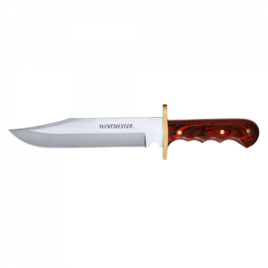 Winchester Knives 22-41206 Large Bowie Knife with Sheath, Clam Package 013658412064