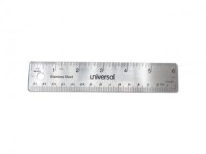 Universal Stainless Steel Ruler Standard/Metric 6' 59026