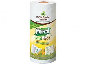Marcal Small Steps 6709 100% Premium Recycled Roll Towels, 9 x 11, 60 Sheets/Roll, 15/Carton