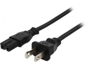 Rosewill Model RCPC-14019 15 ft. 18AWG AC Power Cord Cable for Laptop/Notebook (C7/1-15P), Black