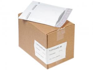 Sealed Air 37712 Jiffy TuffGard Self-Seal Cushioned Mailer, #0, 6 x 10, White, 25/Carton