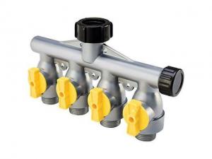Metal 4-Way Hose Shut-Off Melnor Garden Hose 347-6 042206003478