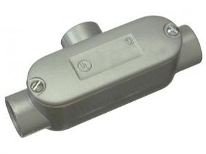 Halex 58810 1' Aluminum Conduit Body With Cover & Gasket Type T