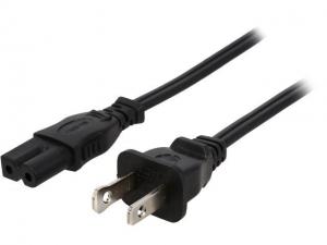 Rosewill Model RCPC-14017 6 ft. 18AWG AC Power Cord Cable for Laptop/Notebook (C7/1-15P), Black