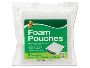 Shurtech Brands, LLC Foam Pouch 12'x12' 8/PK Non-Abrasive Surface Clear 281847