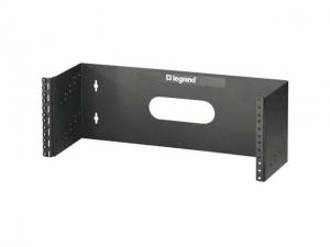 C2G 14622 C2G 4Ux19in Hinged Wall Mount Bracket - Black