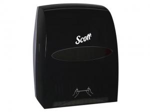 Essential Manual Hard Roll Towel Dispenser, 13.06 x 11 x 16.94, Black 46253