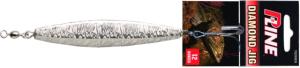 P-Line Diamond Bar Fishing Jig, Chrome, 10oz, DB-10-CH