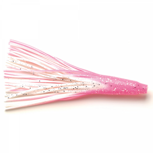 P-Line 6" Double Squid Skirt 6" 2pk - Pink/White 5PPCSQD60001