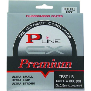 P-Line CX Premium Fishing Line - 300 Yards - Clear Fluorescent - 6