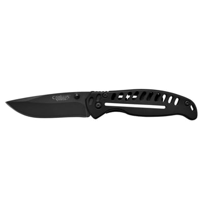 Camillus EDC3 Folding Drop Point Knife, Black CAM-19430-001