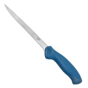 Cuda AquaTuff Fillet Knife with Blade Cover, Blue, 7in, 23064