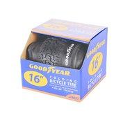 16" X 2.0 Folding Bicycle Tire, Black 016751910529