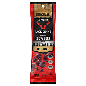 JACK LINKS Jack Link's Beef Steak Bites 017082600738